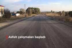 Asfalt çalışmaları başladı