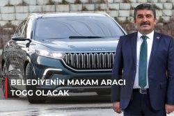 BELEDİYENİN MAKAM ARACI TOGG OLACAK