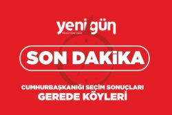 CUMHURBAŞKANIĞI SEÇİM SONUÇLARI GEREDE KÖYLERİ