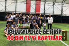 BOLU’YU DİZE GETİRİP 40 BİN TL’Yİ KAPTILAR