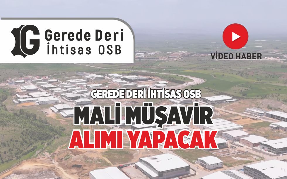 DERİ OSB MALİ MÜŞAVİR ALIMI YAPACAK