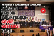 AK Parti’de 8. olağan kongre tamamlandı