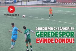 GEREDESPOR EVİNDE DONDU!