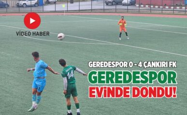 GEREDESPOR EVİNDE DONDU!