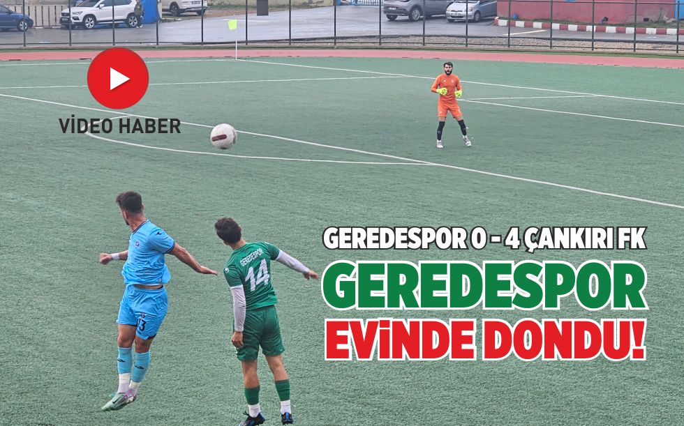 GEREDESPOR EVİNDE DONDU!