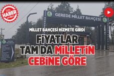 MİLLET BAHÇESİ HİZMETE GİRDİ