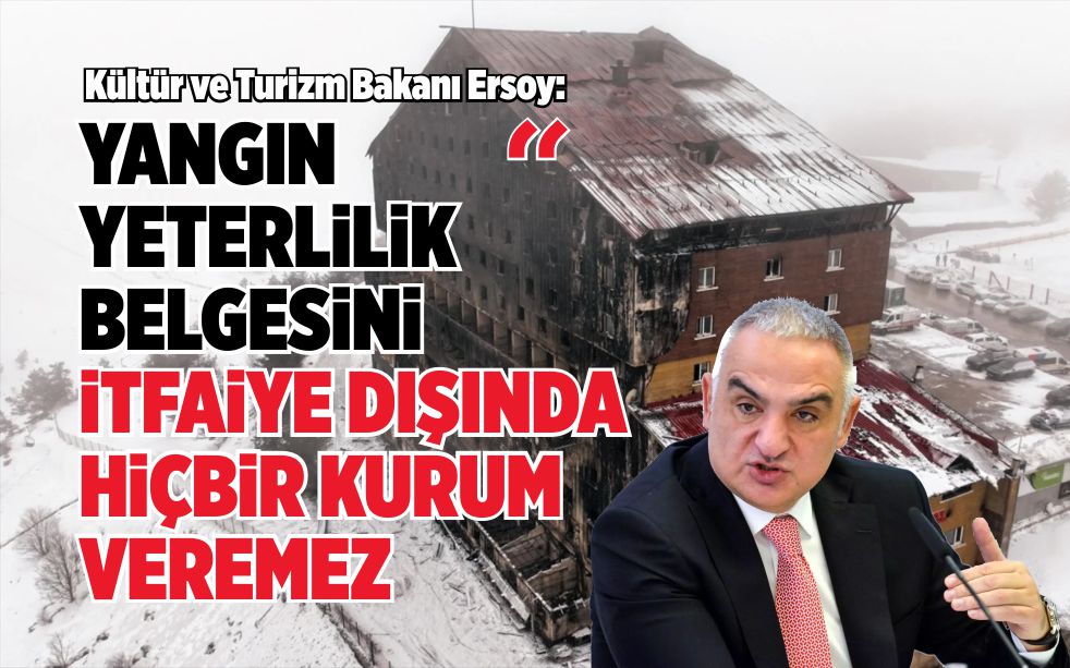 YANGIN YETERLİLİK BELGESİNİ İTFAİYE DIŞINDA HİÇBİR KURUM VEREMEZ